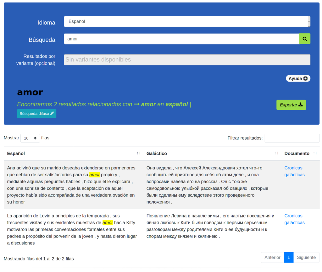 Resultados para la búsqueda de la palabra amor